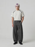DAXUEN Color-blocked short-sleeved athletic t-shirt — model photo