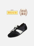 DAXUEN bright red suede minimalist sneakers