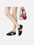 DAXUEN bright red suede minimalist sneakers