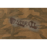 DAXUEN brown camouflage graphic oversized t-shirt
