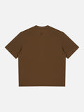 DAXUEN brown camouflage graphic oversized t-shirt