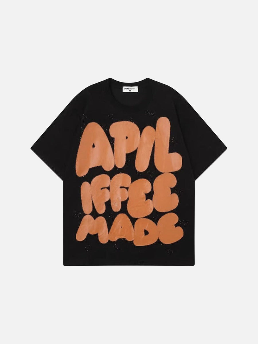 DAXUEN Oversized graphic T-shirt with playful print