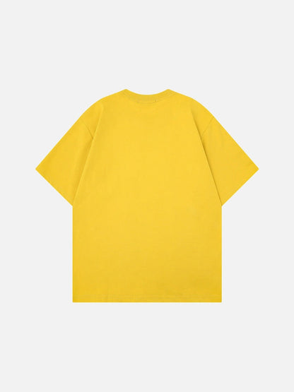 DAXUEN Oversized graphic T-shirt with playful print
