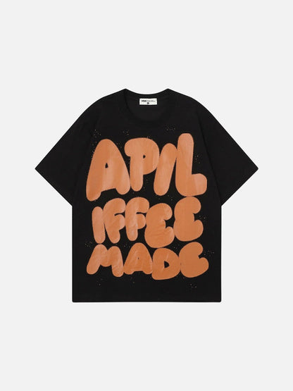 DAXUEN Oversized graphic T-shirt with playful print