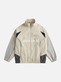 Muted Purple Color-Blocked Track Jacket