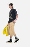 DAXUEN Oversized Sketch Dog Graphic Tee