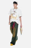 DAXUEN Oversized Sketch Dog Graphic Tee