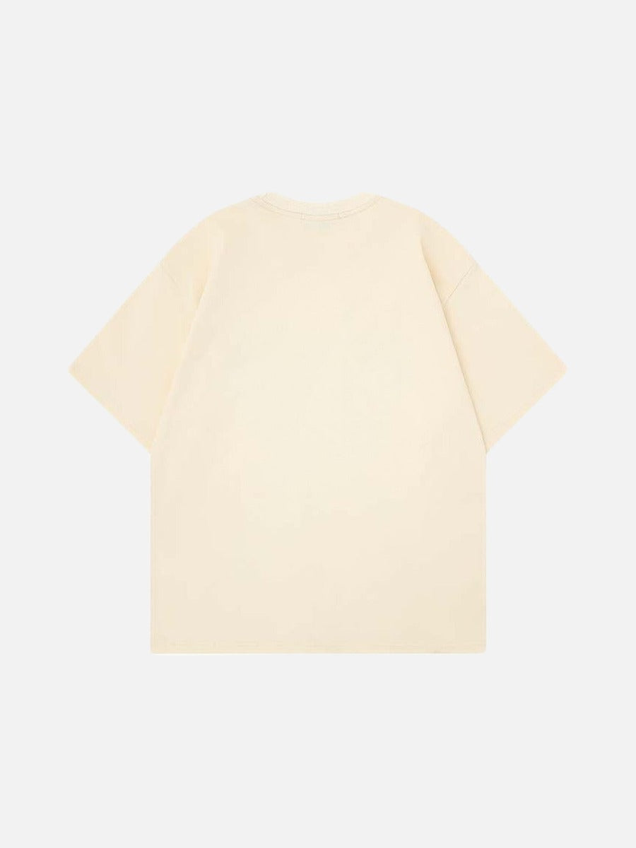 DAXUEN Butterfly graphic crew neck t-shirt
