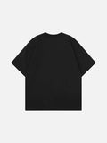 DAXUEN Butterfly graphic crew neck t-shirt