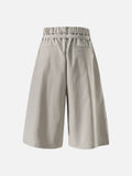 High-Waisted Wide-Leg Culottes Pants