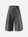 High-Waisted Wide-Leg Culottes Pants