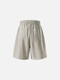Relaxed Fit Embroidered Cargo Shorts