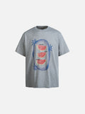 Watermelon Graphic Crew Neck T-Shirt