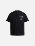 Relaxed Fit Henley T-Shirt for Men