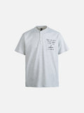 Relaxed Fit Henley T-Shirt for Men