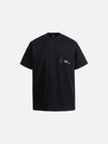 Pocket Embroidery Crew Neck T-Shirt