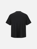 Relaxed Fit Band Collar Short Sleeve Shirt