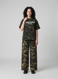 DAXUEN Relaxed-fit camouflage short-sleeved T-shirt — model photo