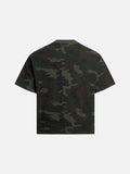 DAXUEN Relaxed-fit camouflage short-sleeved T-shirt