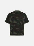 DAXUEN Camouflage graphic crewneck t-shirt