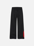 DAXUEN black wide-leg track pants with camouflage and white panels