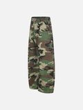 DAXUEN camouflage wide-leg utility pants