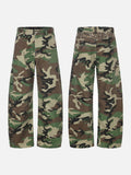 DAXUEN camouflage wide-leg utility pants