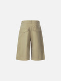 DAXUEN High-waisted wide-leg cropped cargo pants