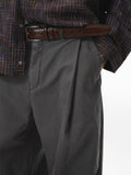 DAXUEN khaki cargo panel wide-leg trousers