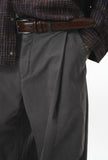 DAXUEN khaki cargo panel wide-leg trousers