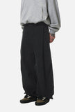 DAXUEN khaki cargo panel wide-leg trousers