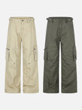 DAXUEN dark olive green cargo pants with reinforced knees