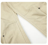 DAXUEN dark olive green cargo pants with reinforced knees