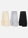 DAXUEN Cargo pocket high-waist relaxed-fit shorts