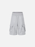 DAXUEN Cargo pocket high-waist relaxed-fit shorts