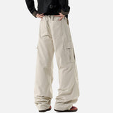 DAXUEN Wide-leg cargo pants with multiple pockets