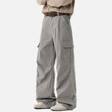 DAXUEN Wide-leg cargo pants with multiple pockets
