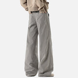 DAXUEN Wide-leg cargo pants with multiple pockets