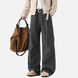 DAXUEN Wide-leg cargo pants with multiple pockets