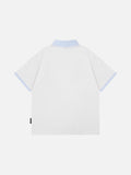 DAXUEN Short-sleeved polo shirt with cartoon bear design