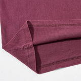 DAXUEN washed purple oversized cartoon dog graphic tee