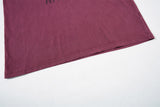 DAXUEN washed purple oversized cartoon dog graphic tee
