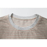 DAXUEN light pinkish-beige oversized cartoon graffiti cat graphic tee