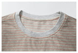 DAXUEN light pinkish-beige oversized cartoon graffiti cat graphic tee