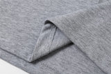 DAXUEN grey cartoon guitarist layered long-sleeve top