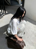 DAXUEN Women's casual wide-leg sweatpants in various styles — model photo