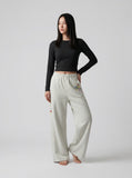DAXUEN Women's casual wide-leg sweatpants in various styles — model photo