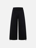 DAXUEN Wide-leg sweatpants in black and heathered light grey