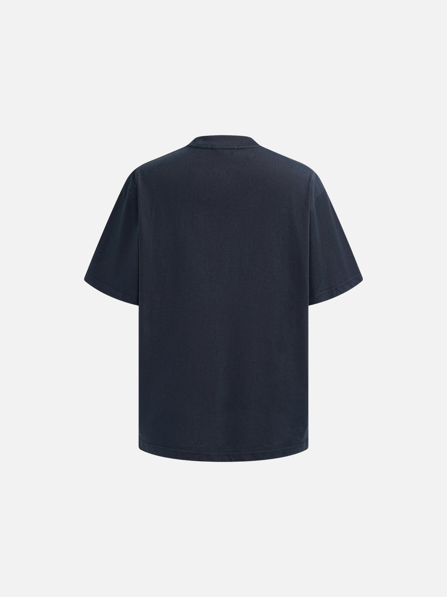 DAXUEN Oversized short-sleeve t-shirt with a celestial graphic