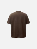 DAXUEN Short-sleeve mock neck t-shirt with graphic print